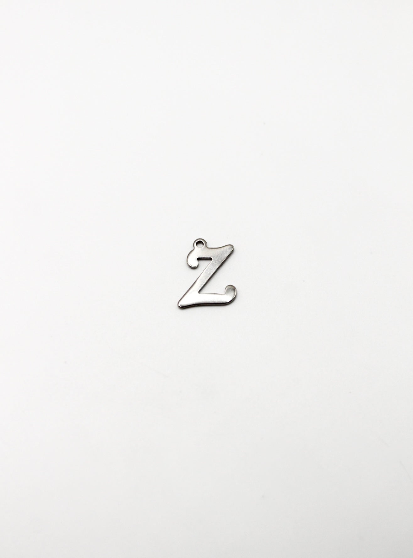 CHARM BUCHSTABE EDELSTAHL