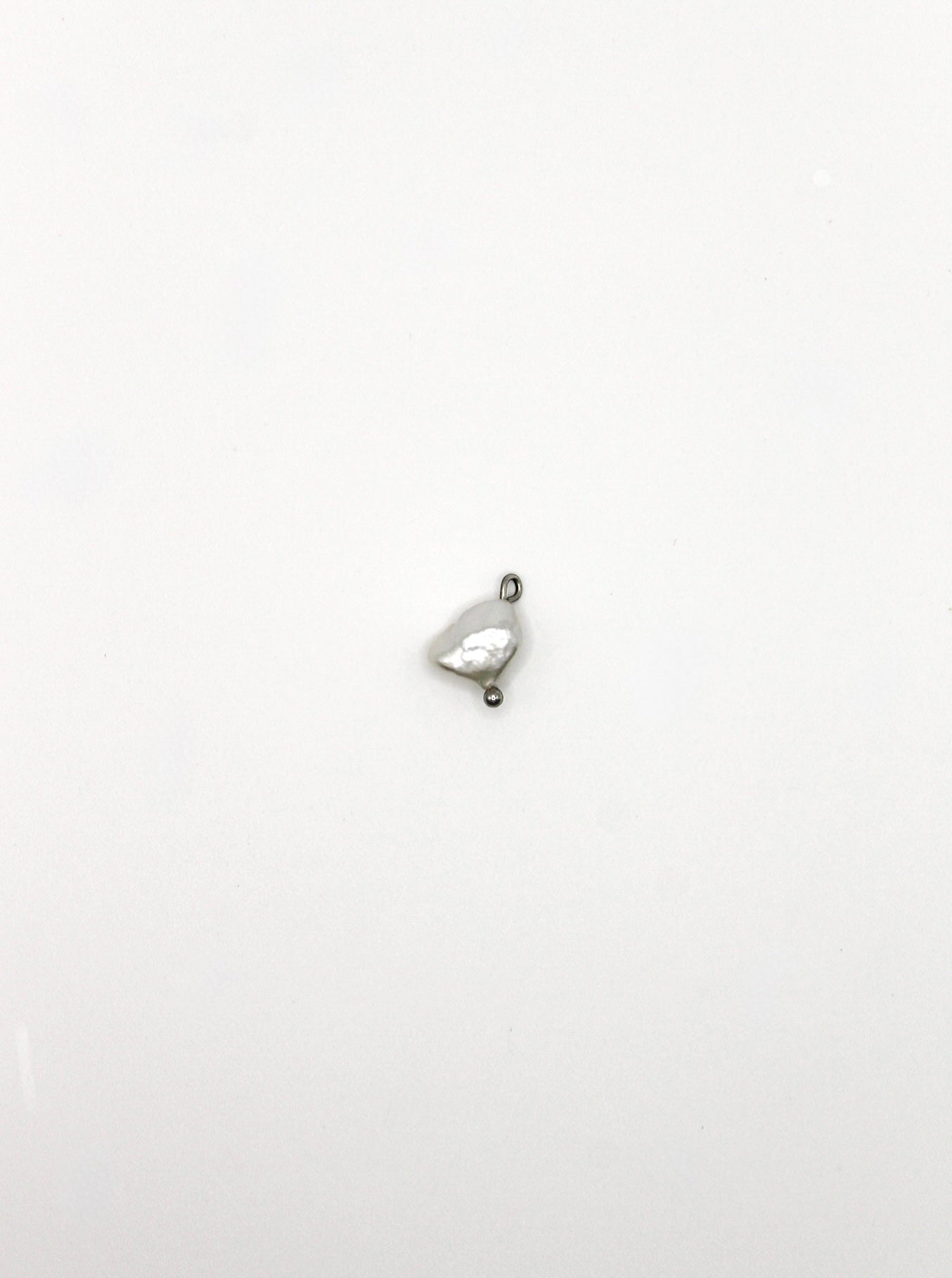 CHARM SÜßWASSERPERLE EDELSTAHL