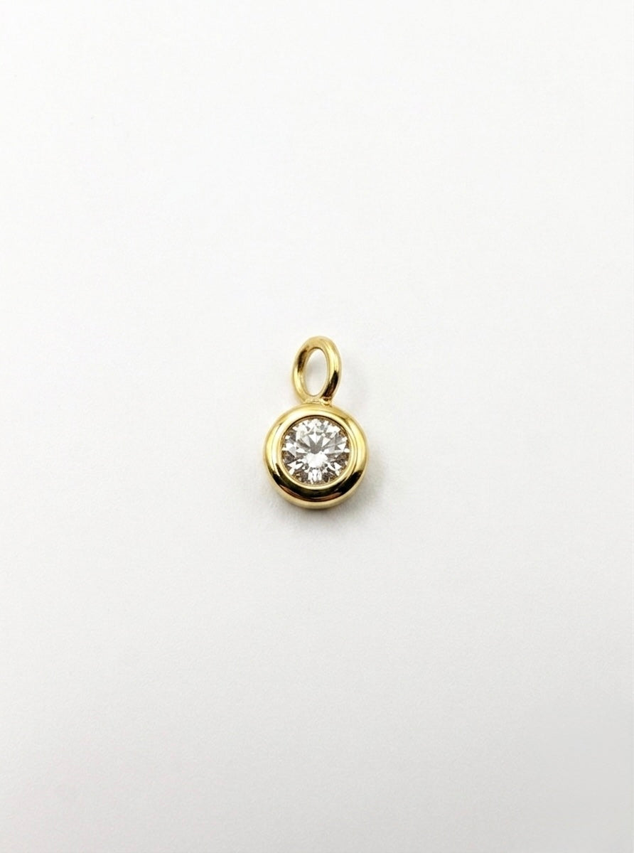 CHARM ZIRKONIA STEIN EDELSTAHL VERGOLDET