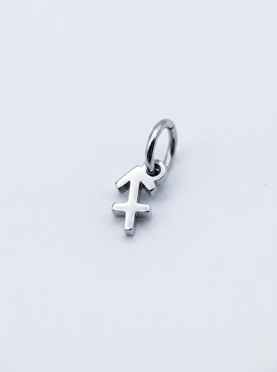 CHARM STERNZEICHEN EDELSTAHL