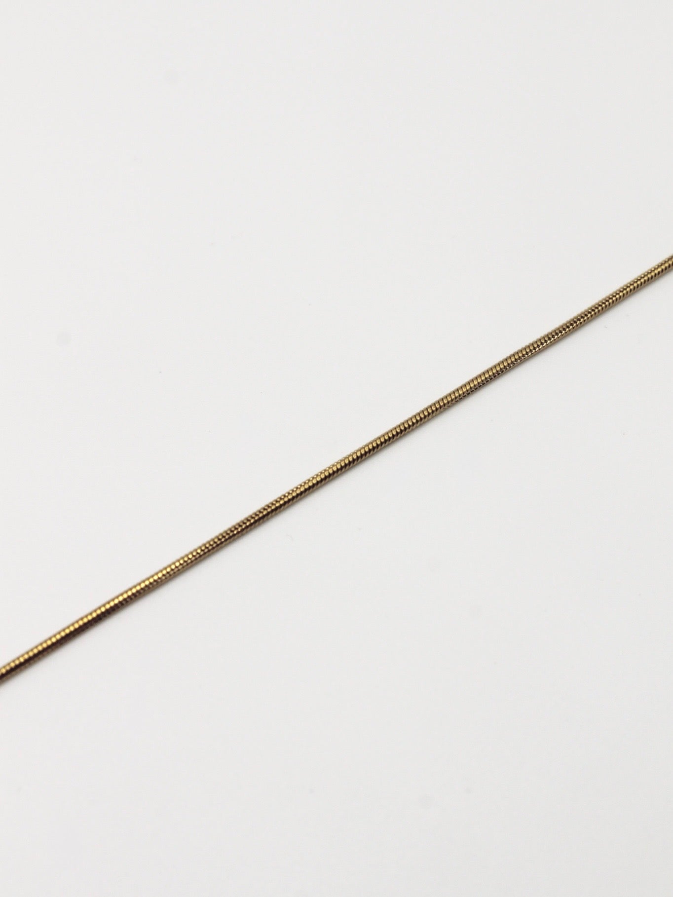 SCHLANGENKETTE EDELSTAHL VERGOLDET