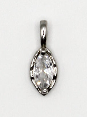 CHARM ZIRKONIA STEIN EDELSTAHL