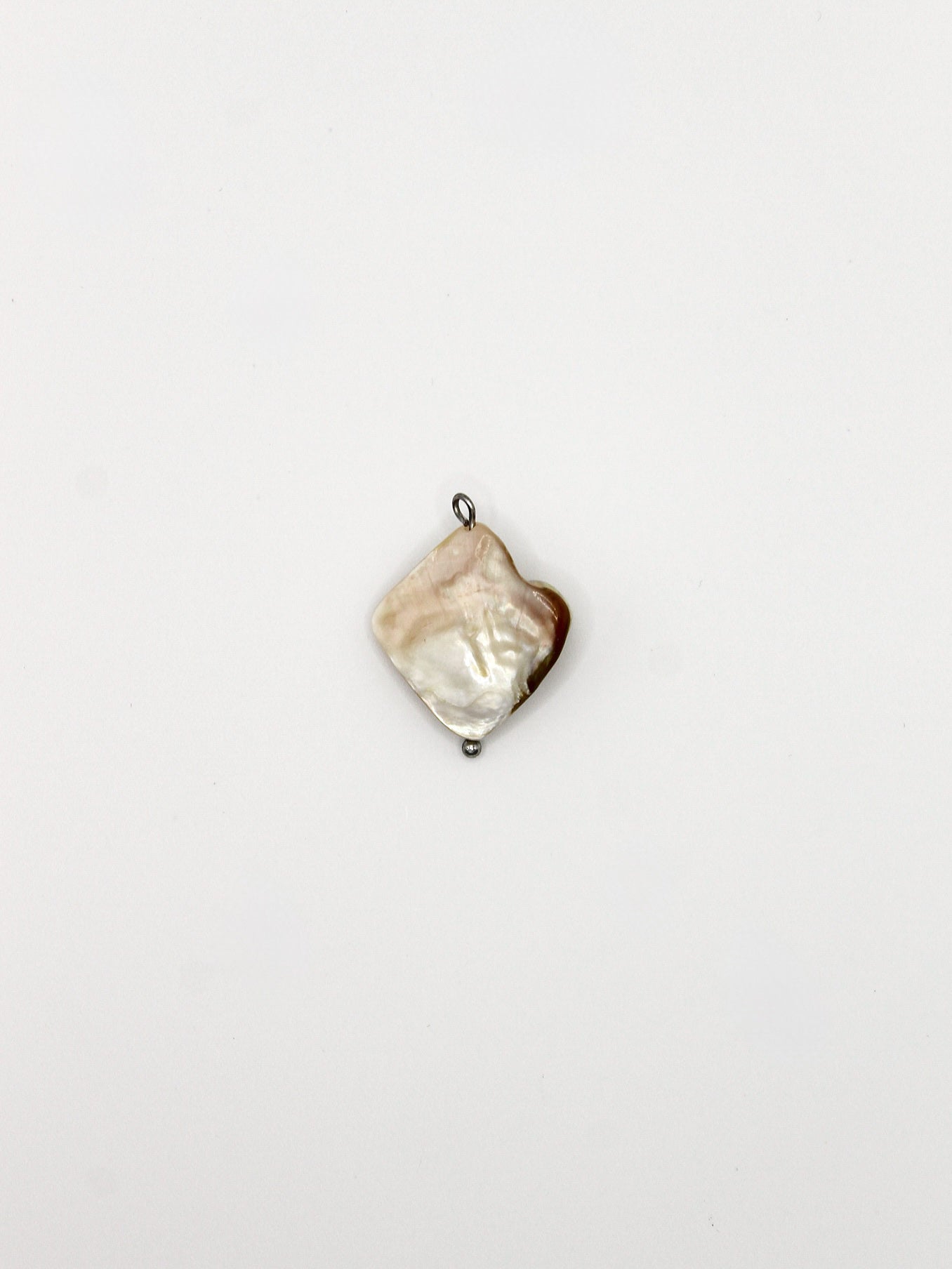 CHARM MUSCHELPERLE EDELSTAHL