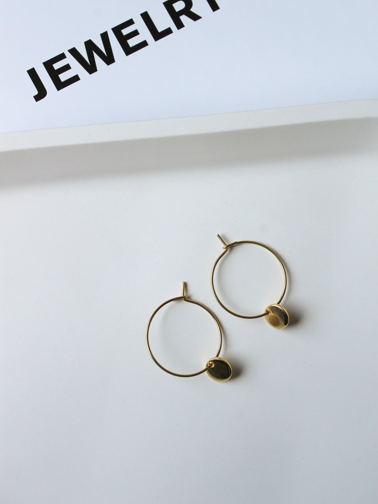 Creole mit Plättchen Anhänger