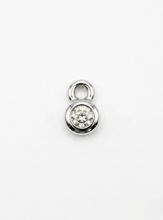 CHARM ZIRKONIA STEIN EDELSTAHL