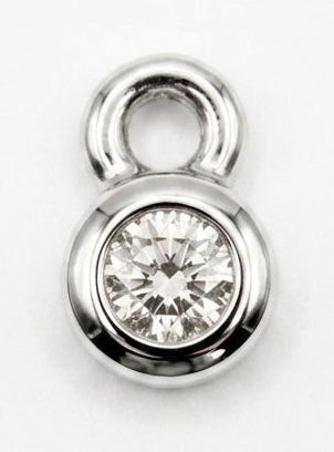 CHARM ZIRKONIA STEIN EDELSTAHL