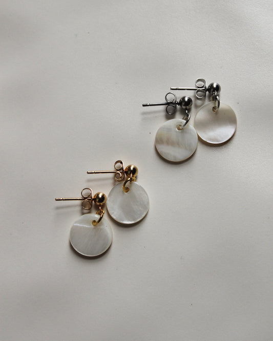 Ohrhänger mit Perlmutplättchen