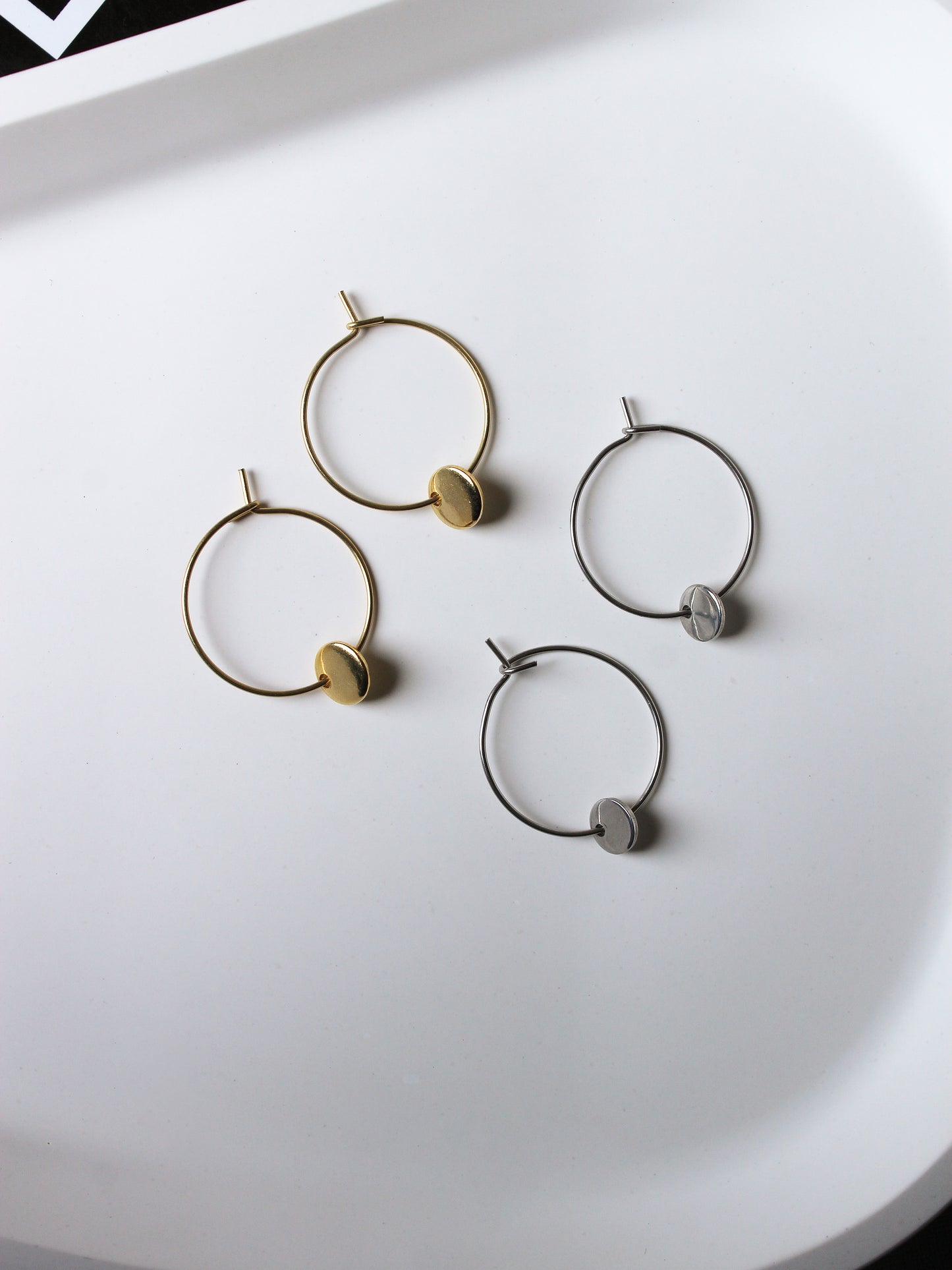 Creole mit Plättchen Anhänger