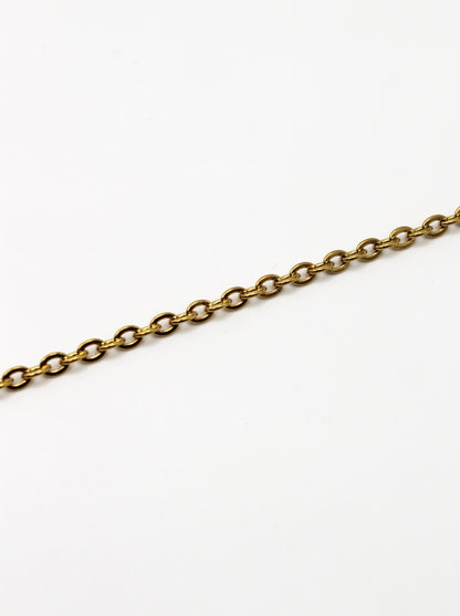 GLIEDERKETTE 4MM EDELSTAHL VERGOLDET