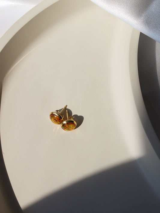 Ohrstecker mit Glitter