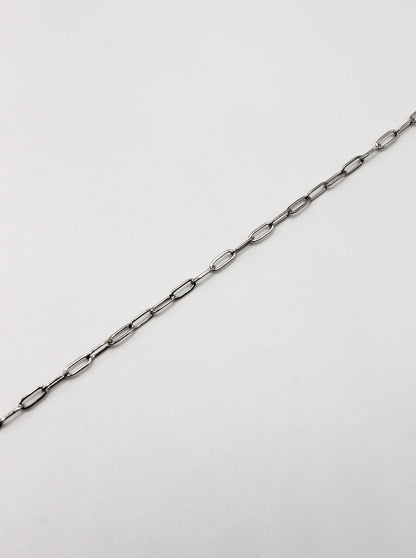 PAPERCLIP KETTE 2,5MM EDELSTAHL
