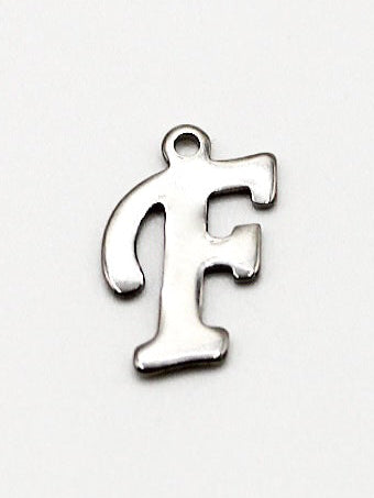 CHARM BUCHSTABE EDELSTAHL