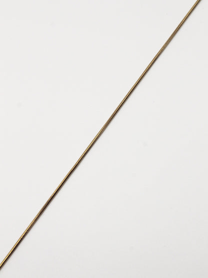 SCHLANGENKETTE EDELSTAHL VERGOLDET