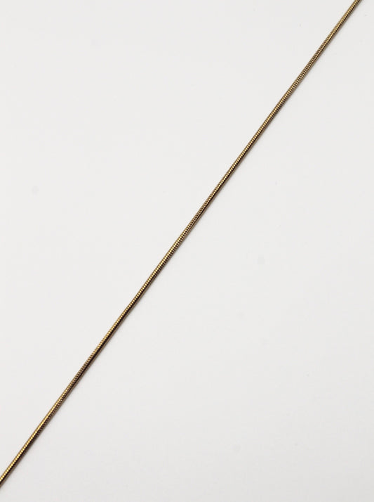 SCHLANGENKETTE EDELSTAHL VERGOLDET
