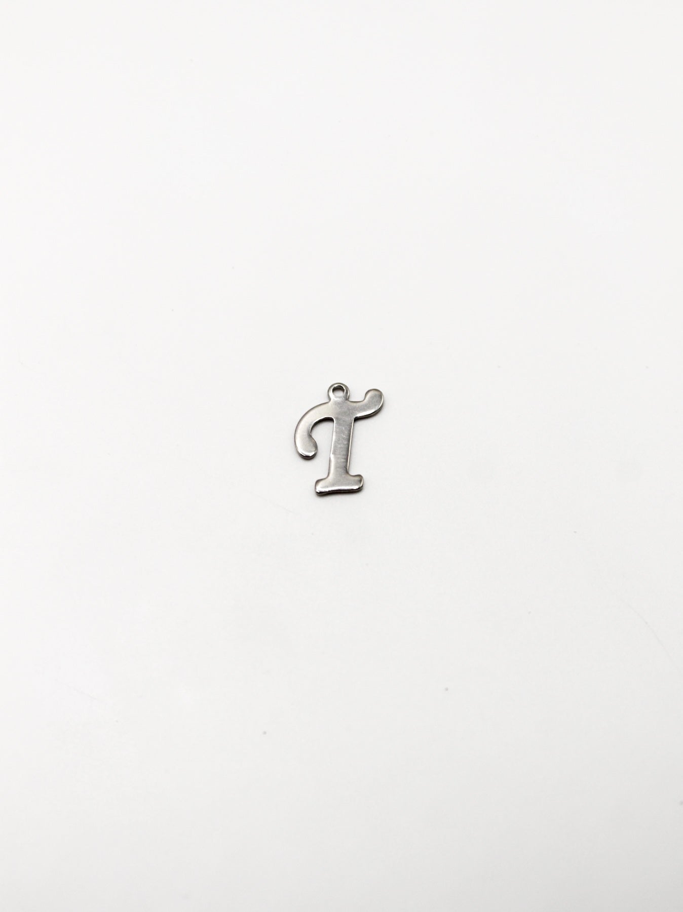 CHARM BUCHSTABE EDELSTAHL
