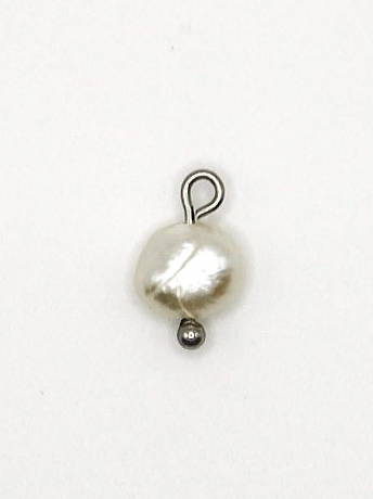 CHARM SÜßWASSERPERLE EDELSTAHL
