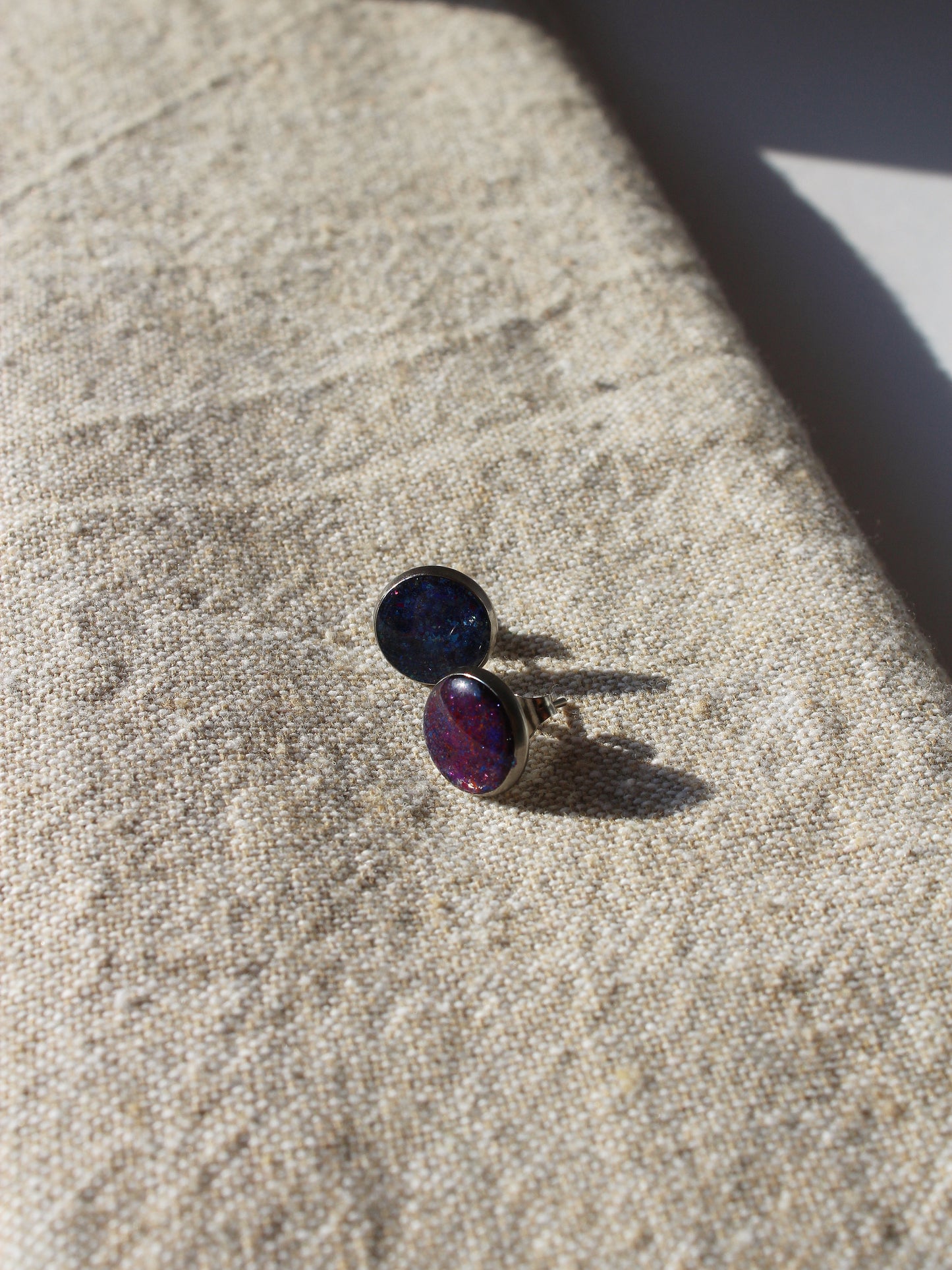 Galaxy Ohrstecker Silber