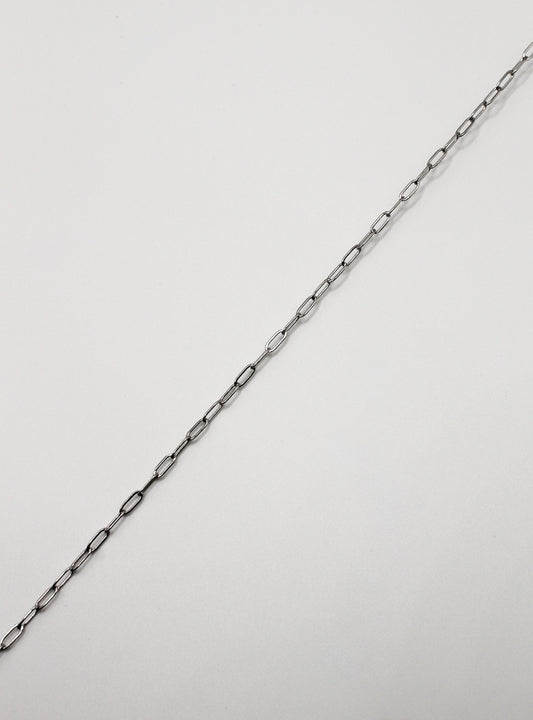 PAPERCLIP KETTE 2,5MM EDELSTAHL