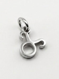 CHARM STERNZEICHEN EDELSTAHL