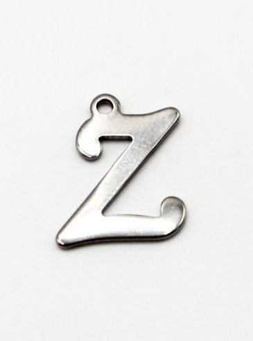 CHARM BUCHSTABE EDELSTAHL