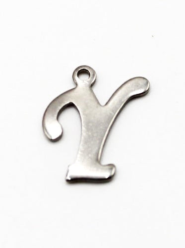 CHARM BUCHSTABE EDELSTAHL