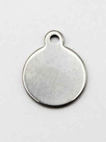 CHARM PLÄTTCHEN EDELSTAHL