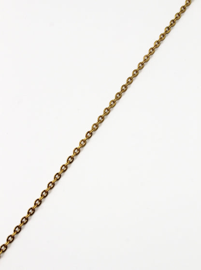 GLIEDERKETTE 4MM EDELSTAHL VERGOLDET