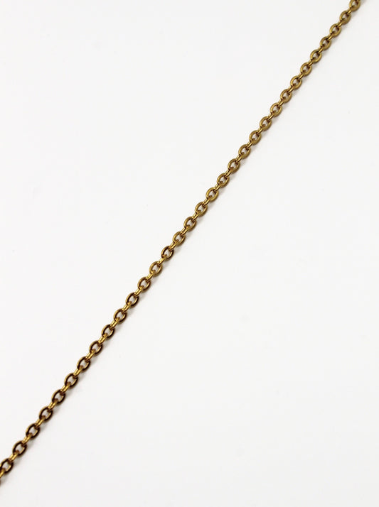 GLIEDERKETTE 4MM EDELSTAHL VERGOLDET
