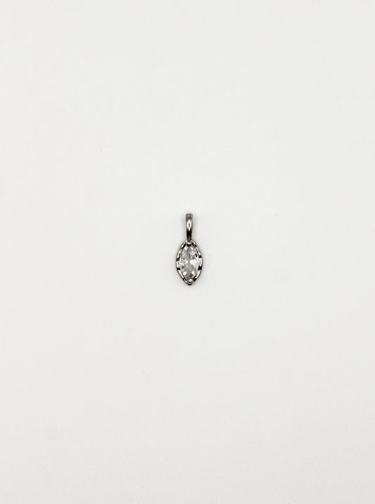 CHARM ZIRKONIA STEIN EDELSTAHL