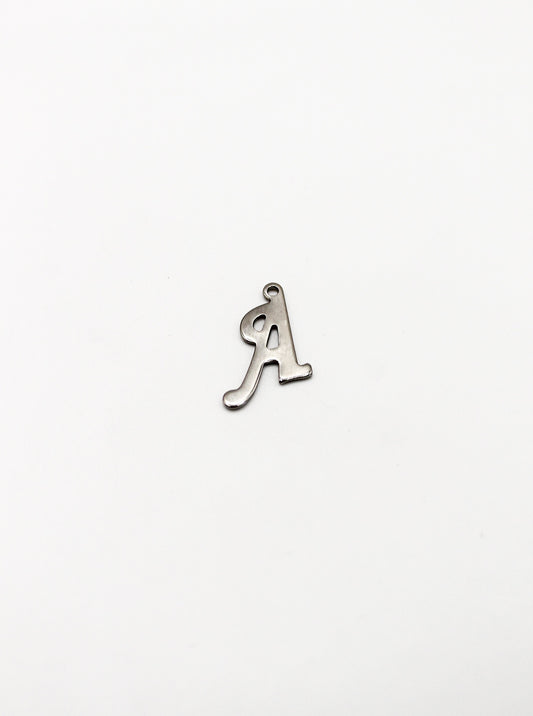 CHARM BUCHSTABE EDELSTAHL