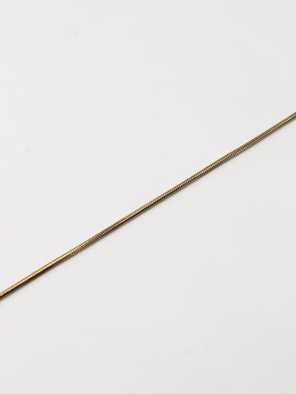 SCHLANGENKETTE EDELSTAHL VERGOLDET