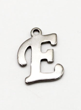 CHARM BUCHSTABE EDELSTAHL