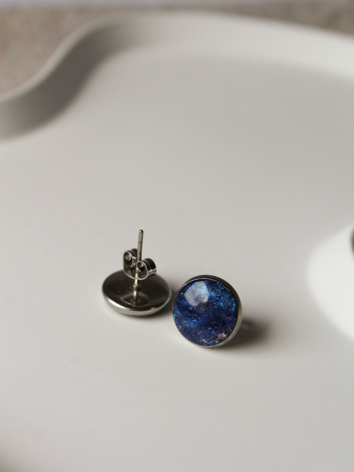 Galaxy Ohrstecker Silber