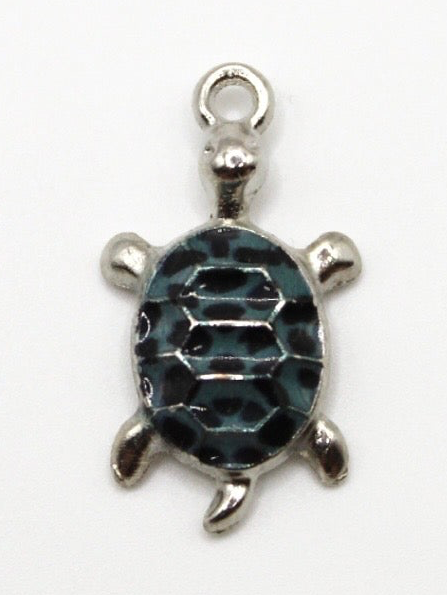 CHARM SCHILDKRÖTE BUNT EDELSTAHL
