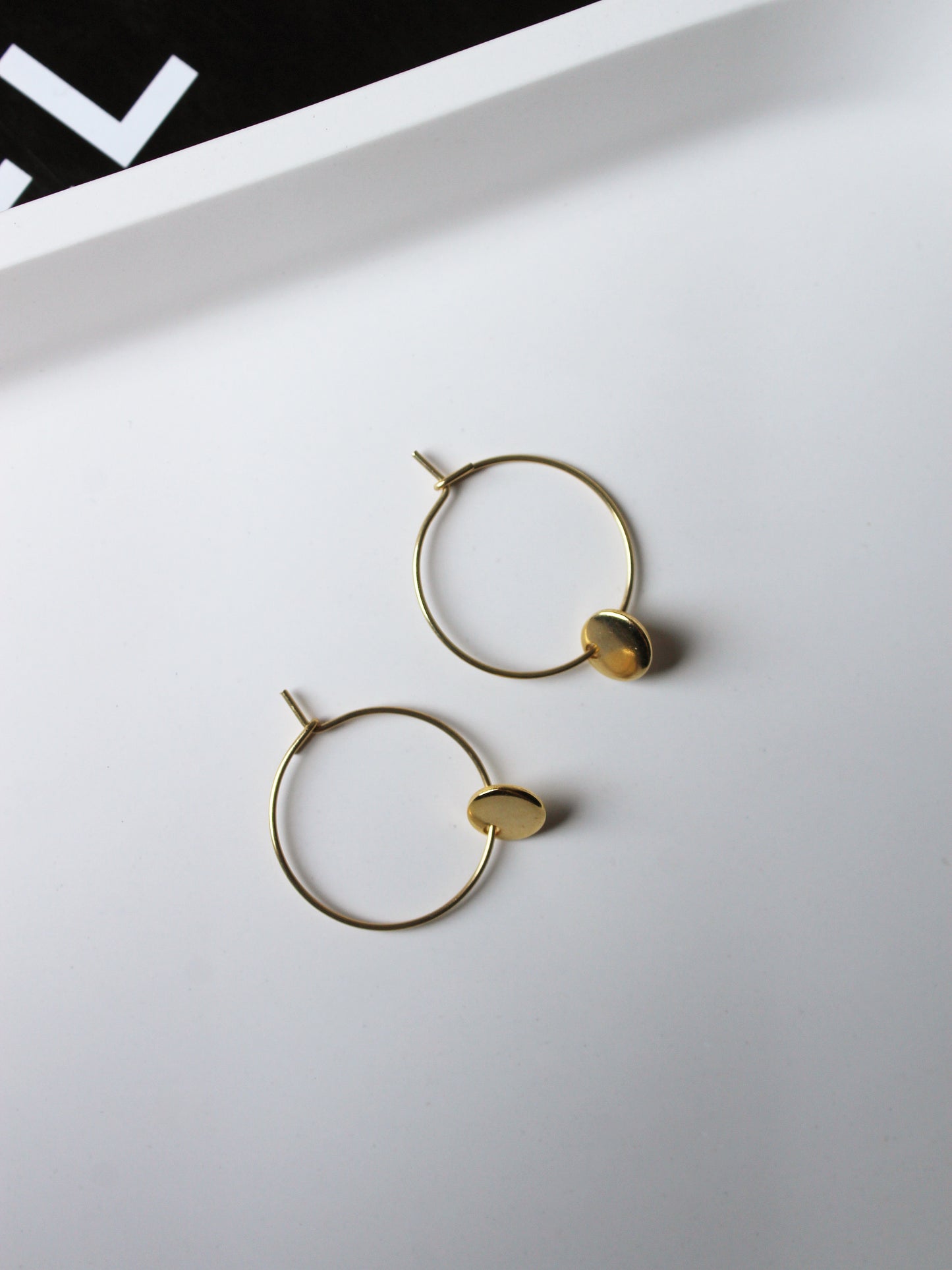 Creole mit Plättchen Anhänger