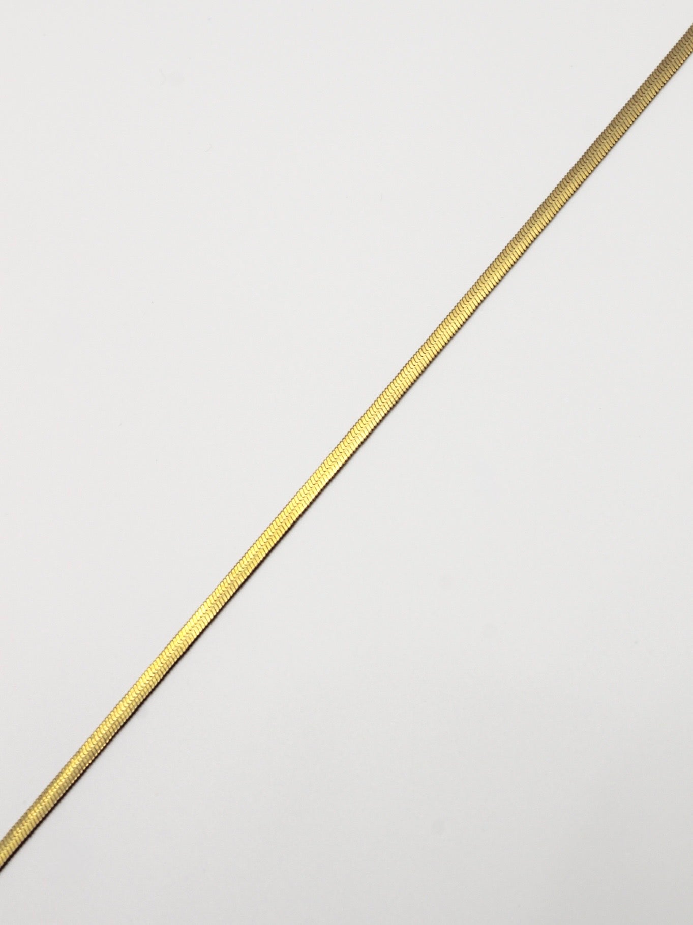 BREITE SCHLANGENKETTE 3MM EDELSTAHL VERGOLDET