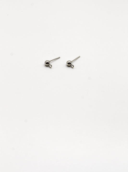 OHRSTECKER PERLE EDELSTAHL