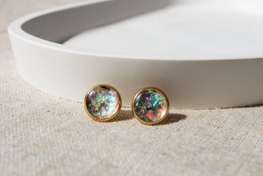 Ohrstecker OPAL-Effekt