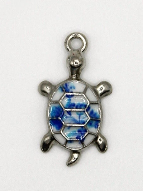 CHARM SCHILDKRÖTE BUNT EDELSTAHL
