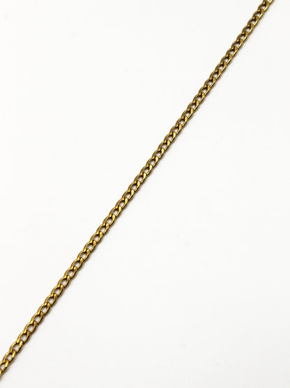 PANZERKETTE 3MM EDELSTAHL VERGOLDET