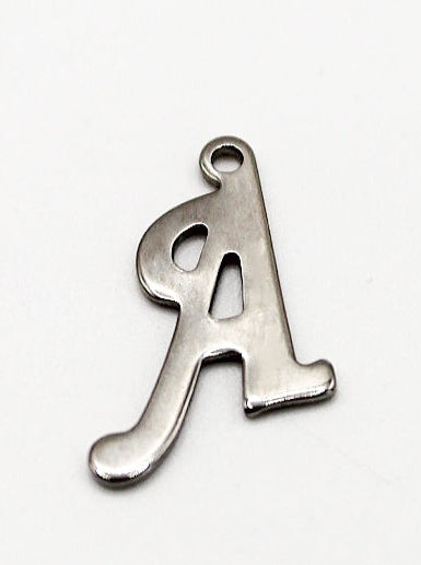 CHARM BUCHSTABE EDELSTAHL