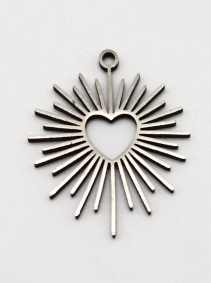 CHARM HERZSTRAHLEN EDELSTAHL