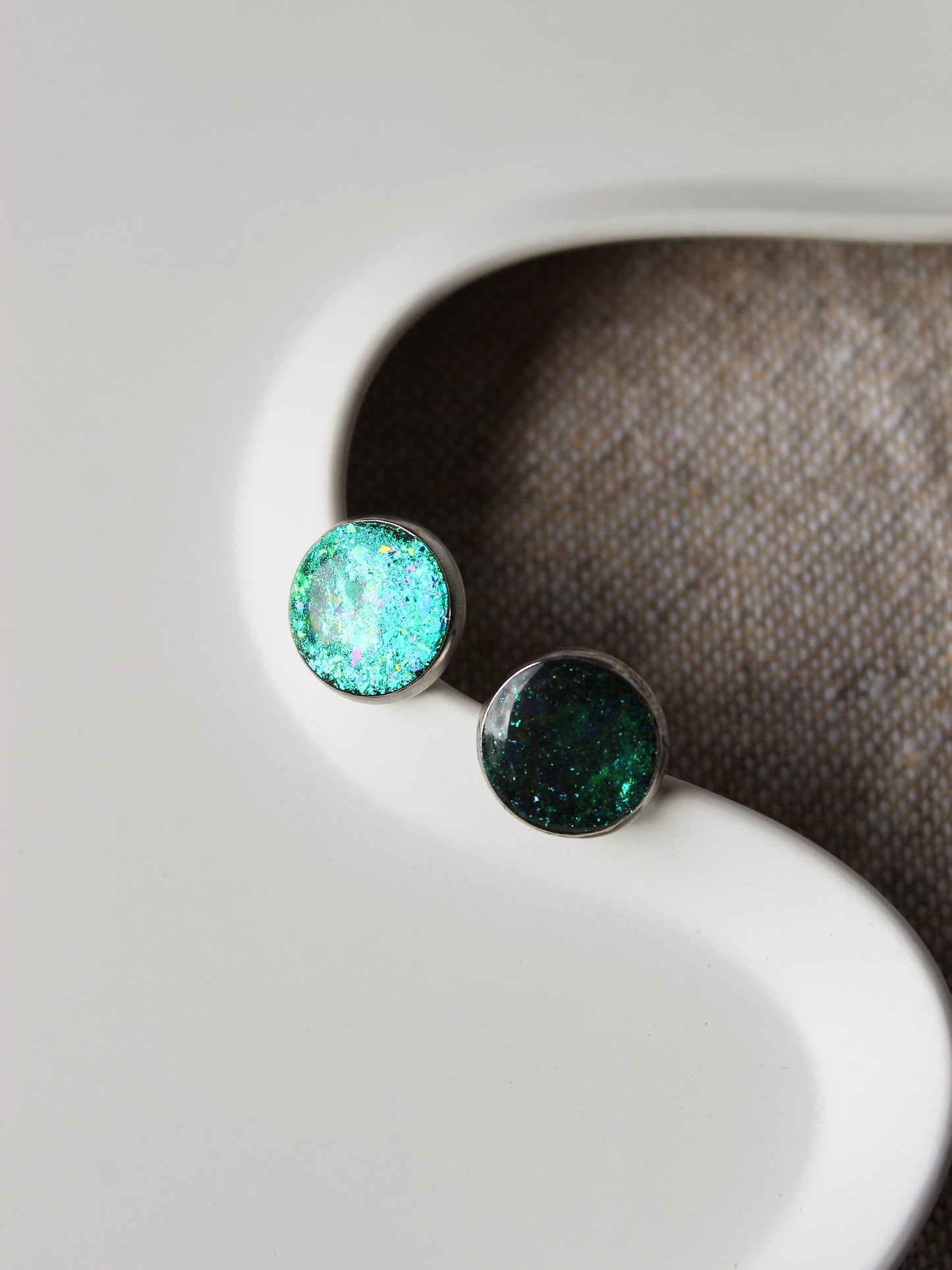 Galaxy Ohrstecker Silber