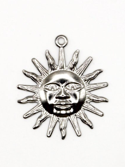 CHARM SONNE GESICHT EDELSTAHL