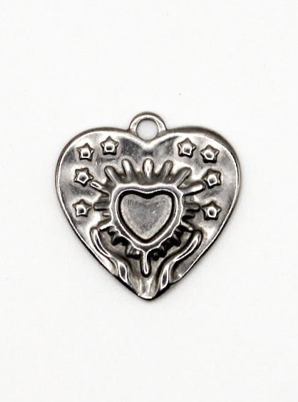 CHARM HERZ EDELSTAHL