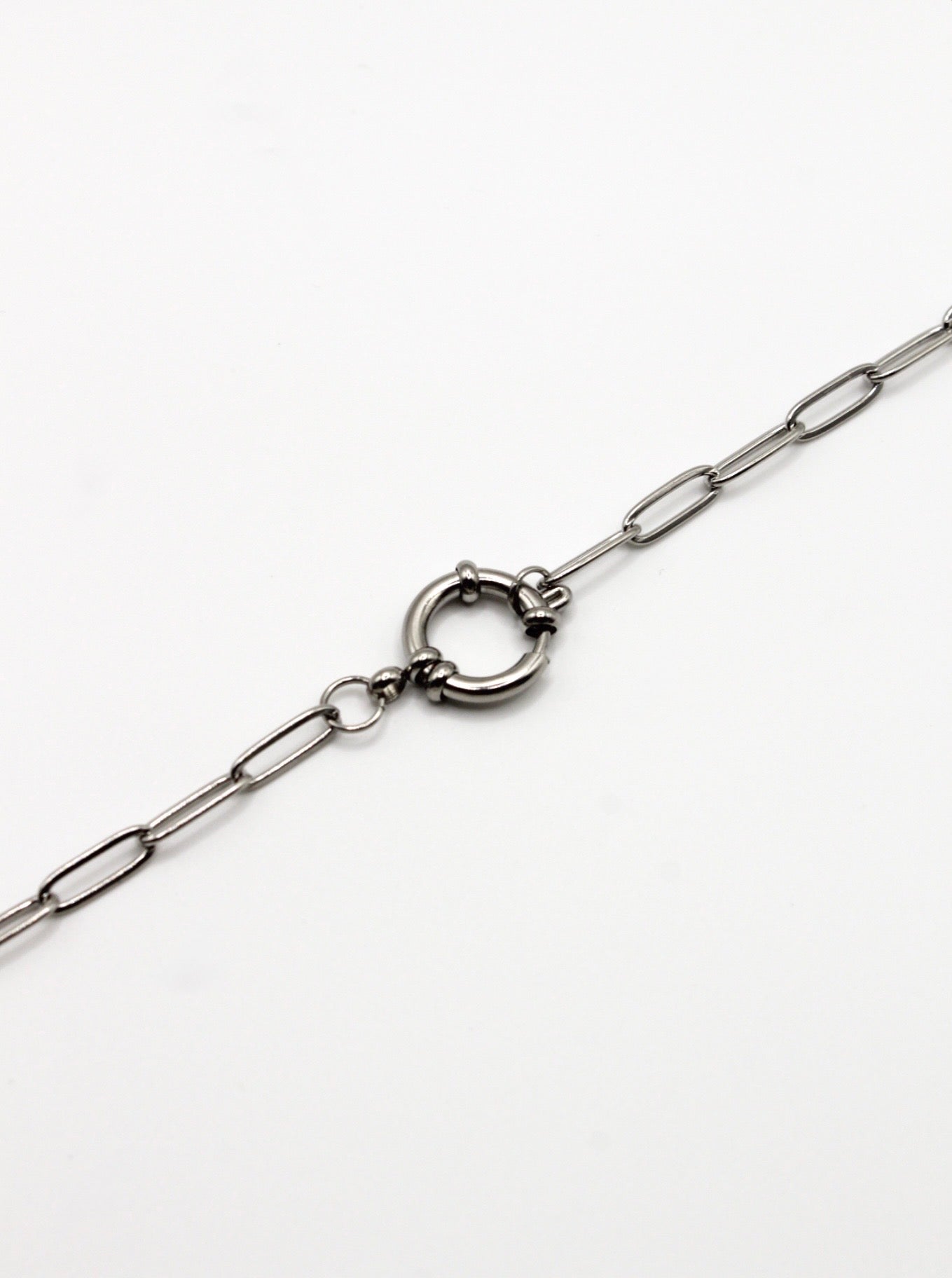 PAPERCLIP KETTE 4MM EDELSTAHL