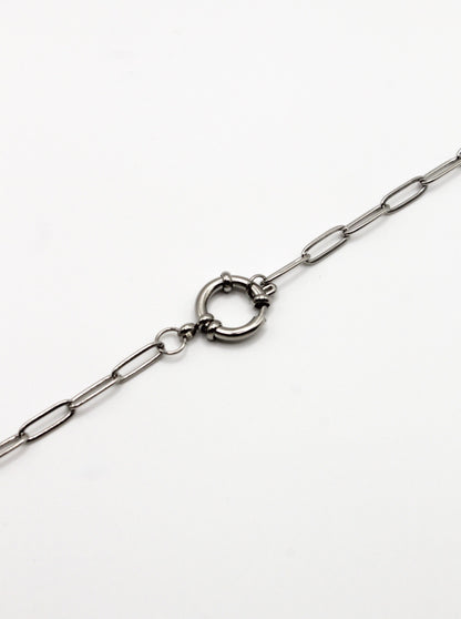 PAPERCLIP KETTE 4MM EDELSTAHL
