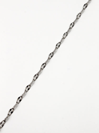 PAPERCLIP KETTE SHINY 4MM EDELSTAHL