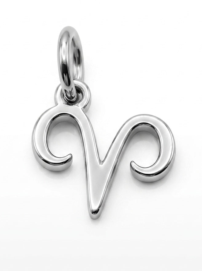 CHARM STERNZEICHEN EDELSTAHL