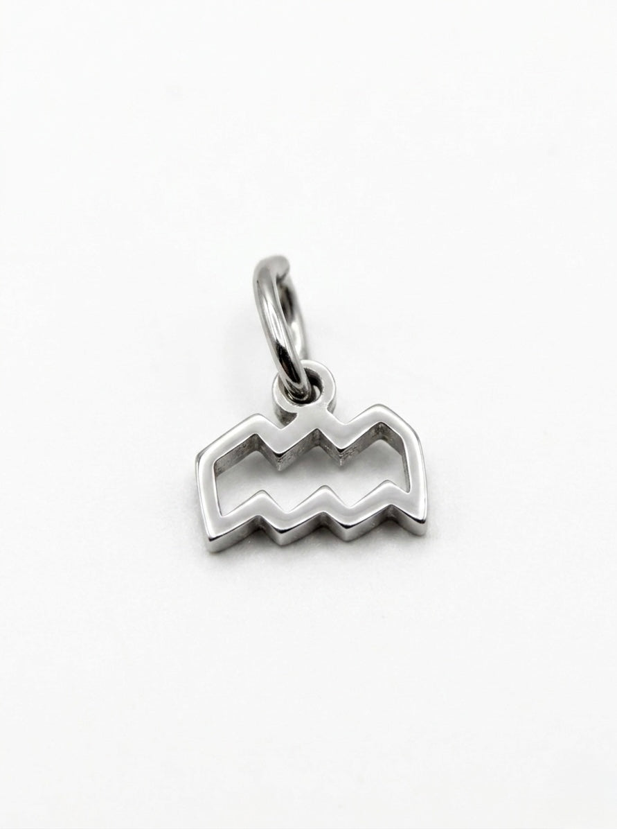 CHARM STERNZEICHEN EDELSTAHL